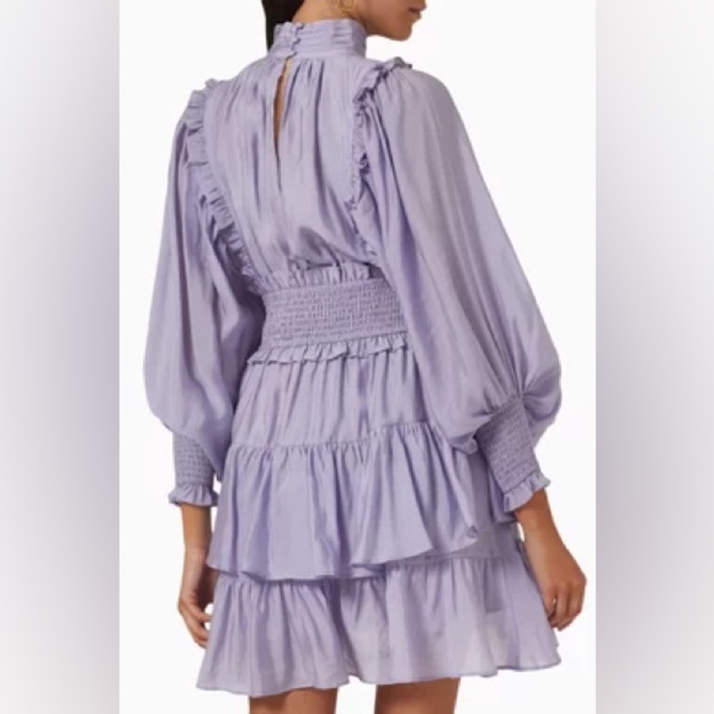 Elliatt Lavender Ruffle Dress - Picture 2 of 2